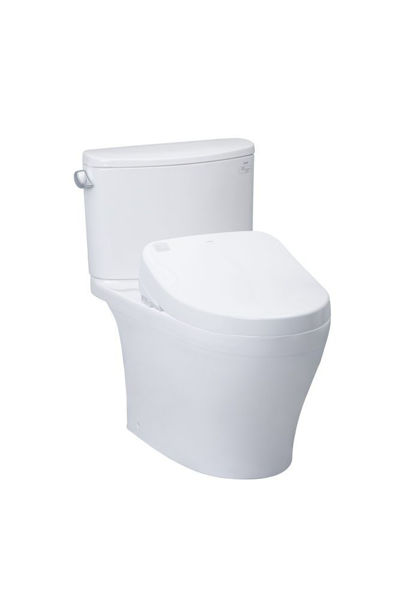 Picture of Bàn cầu hai khối kèm nắp rửa điện tử NEW WASHLET CS767W4 (CS767RW4)